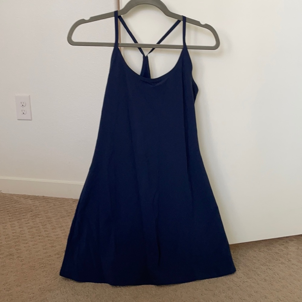 Exercise dress in navy NWOT